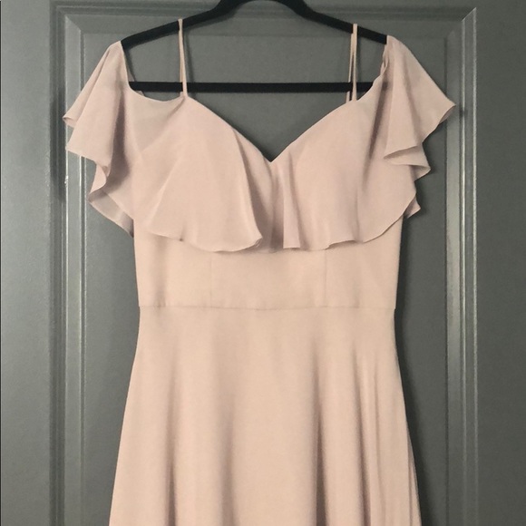 Mori Lee Nude/Neutral Bridesmaid Dress - Picture 3 of 8